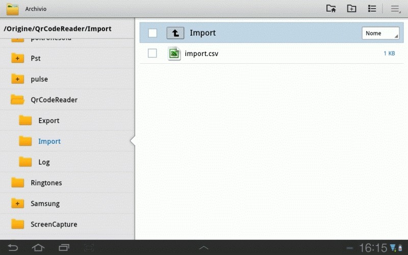 putting input.csv file in the right place